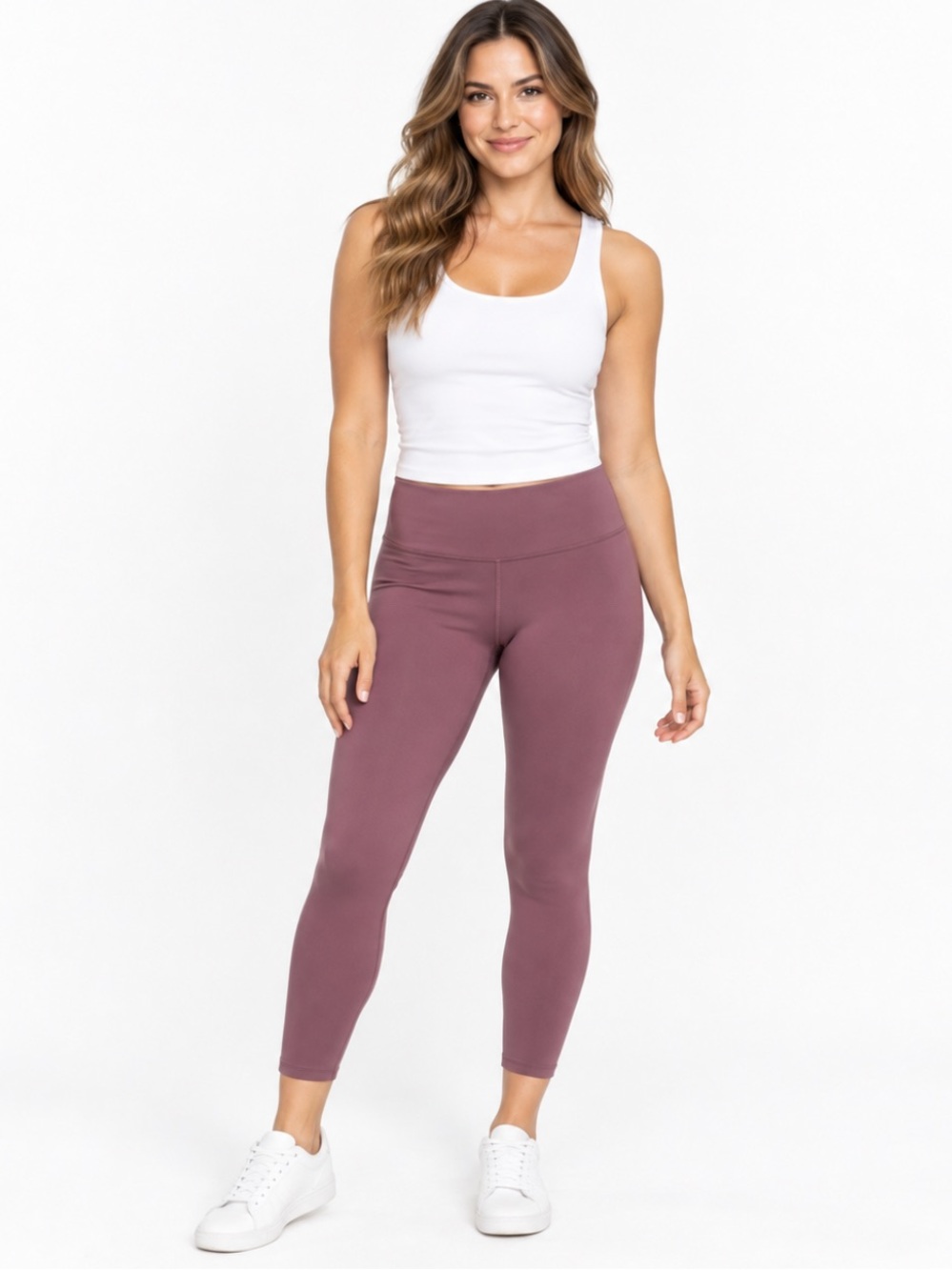 Express One Eleven High Rise Mauve Leggings M